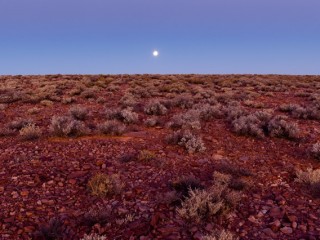 Moonrise, Central of Australia. 月出, 澳洲中部風光